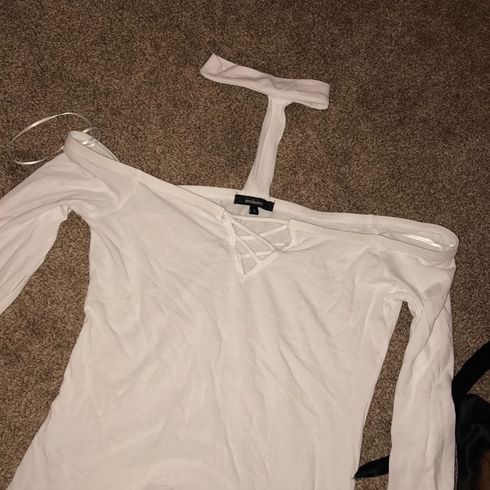 White Off the Shoulder Top
